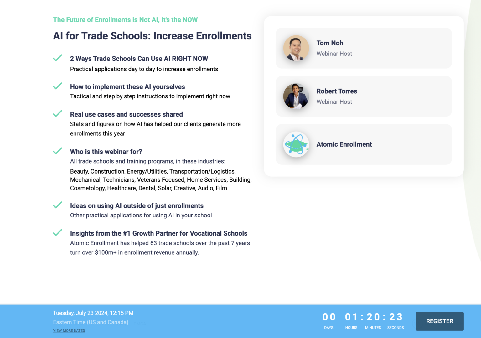 Live Webinar: Trade School AI